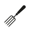 Gardening tools. Garden garden hand fork icon. Vector illustration. Royalty Free Stock Photo